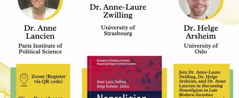 New Books on Secularism, Gender, Law and Politics: Nonreligion in Late Modern Societies (2022)