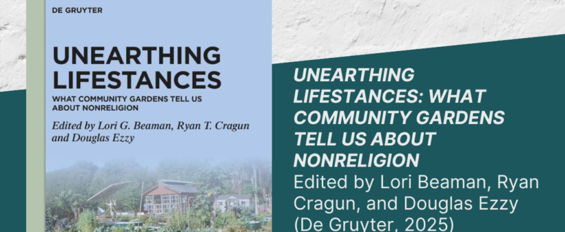 Book Launch: Unearthing Lifestances: What Community Gardens Tell Us About Nonreligion