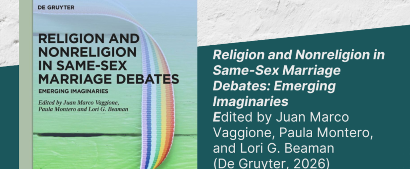 Book launch: Religion and Nonreligion in Same-Sex Marriage Debates: Emerging Imaginaries 