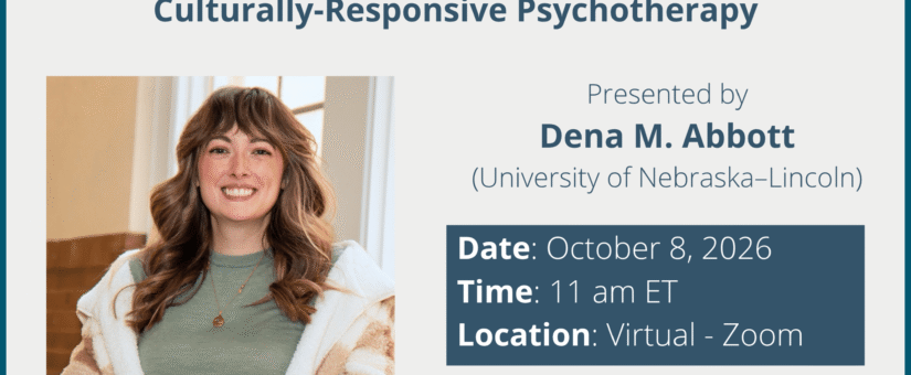 NSRN Annual Lecture: Dena Abbott